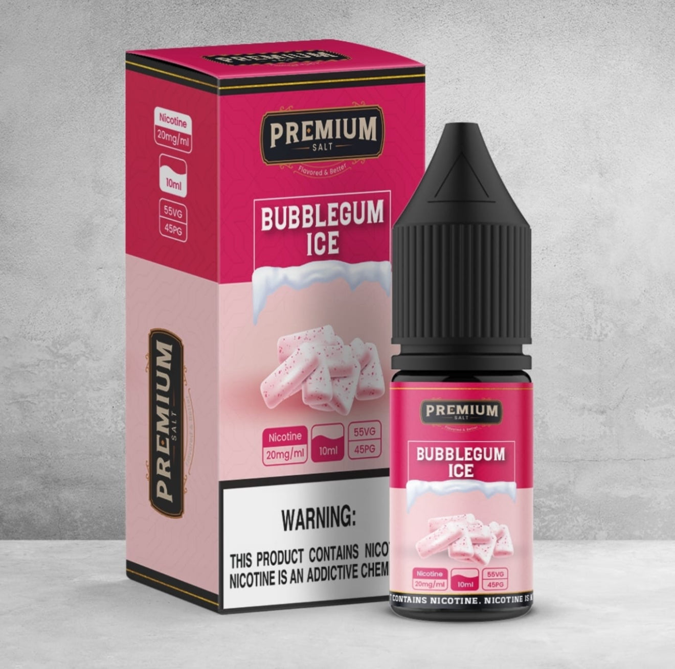 Premium Salt Bubblegum Ice 10 ML