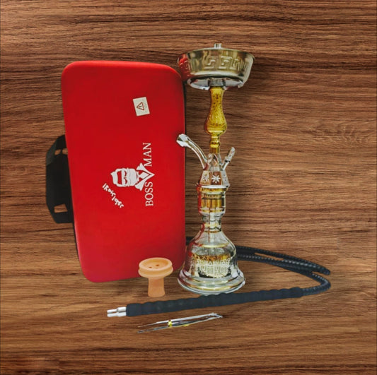 Hookah bag ball gold and silver