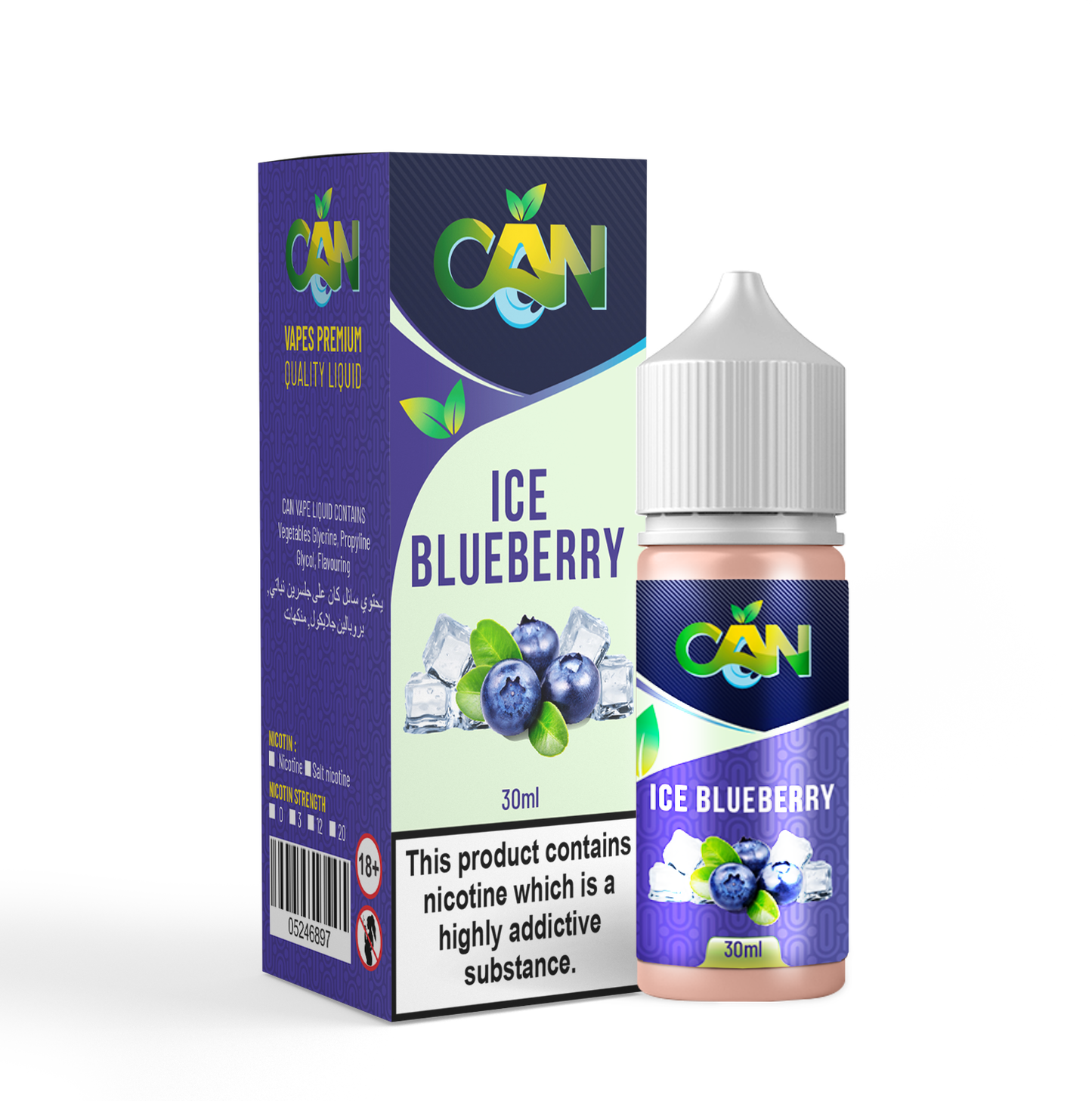 Can Ice Blueberry