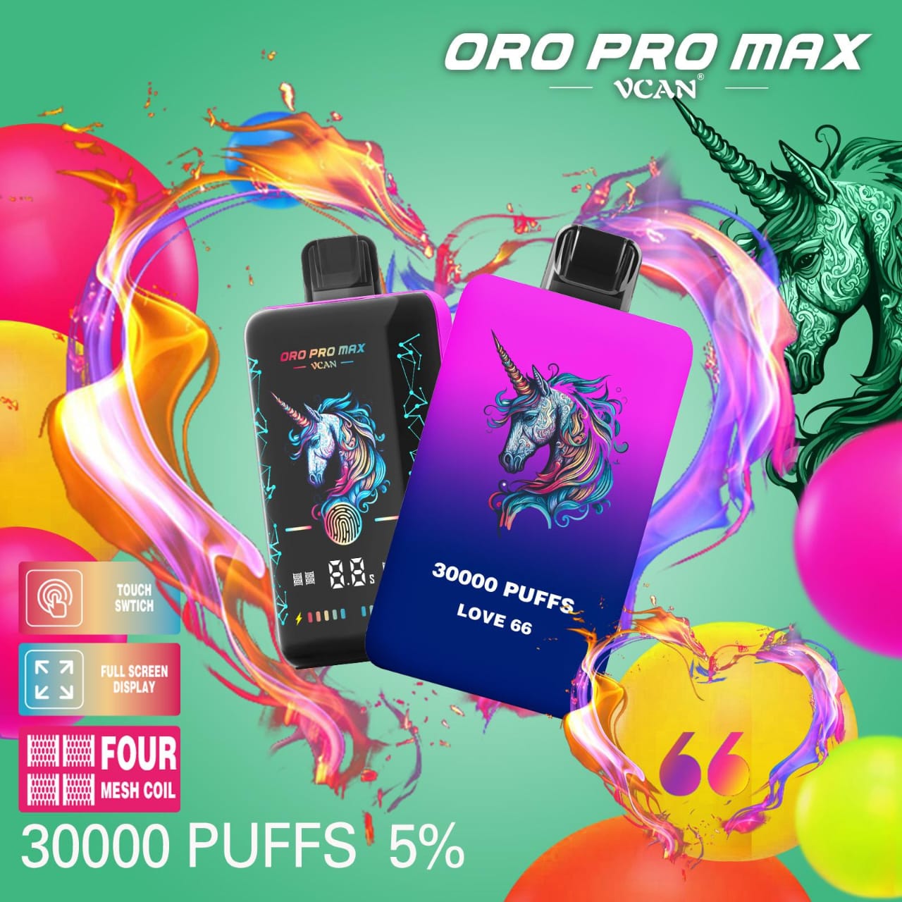 ORO PRO MAX Disposable Vape – 30,000 Puffs