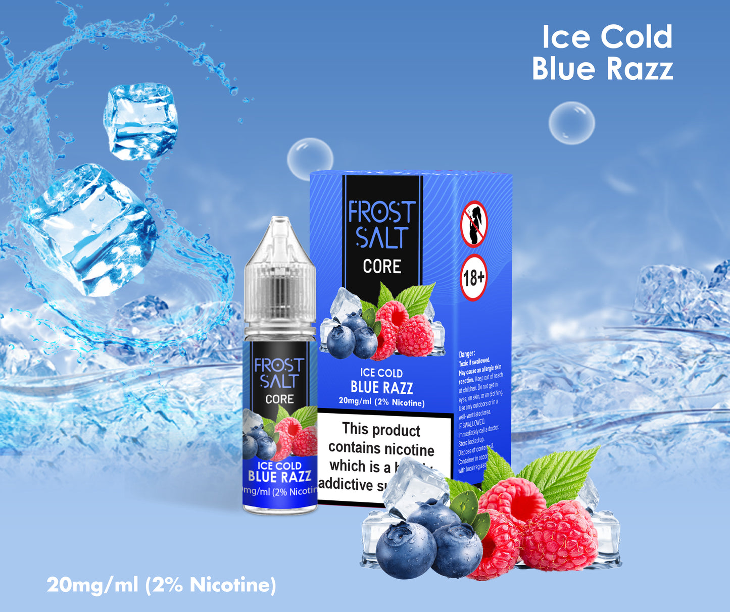 Frost salt مزيج التوت الازرق والاحمر