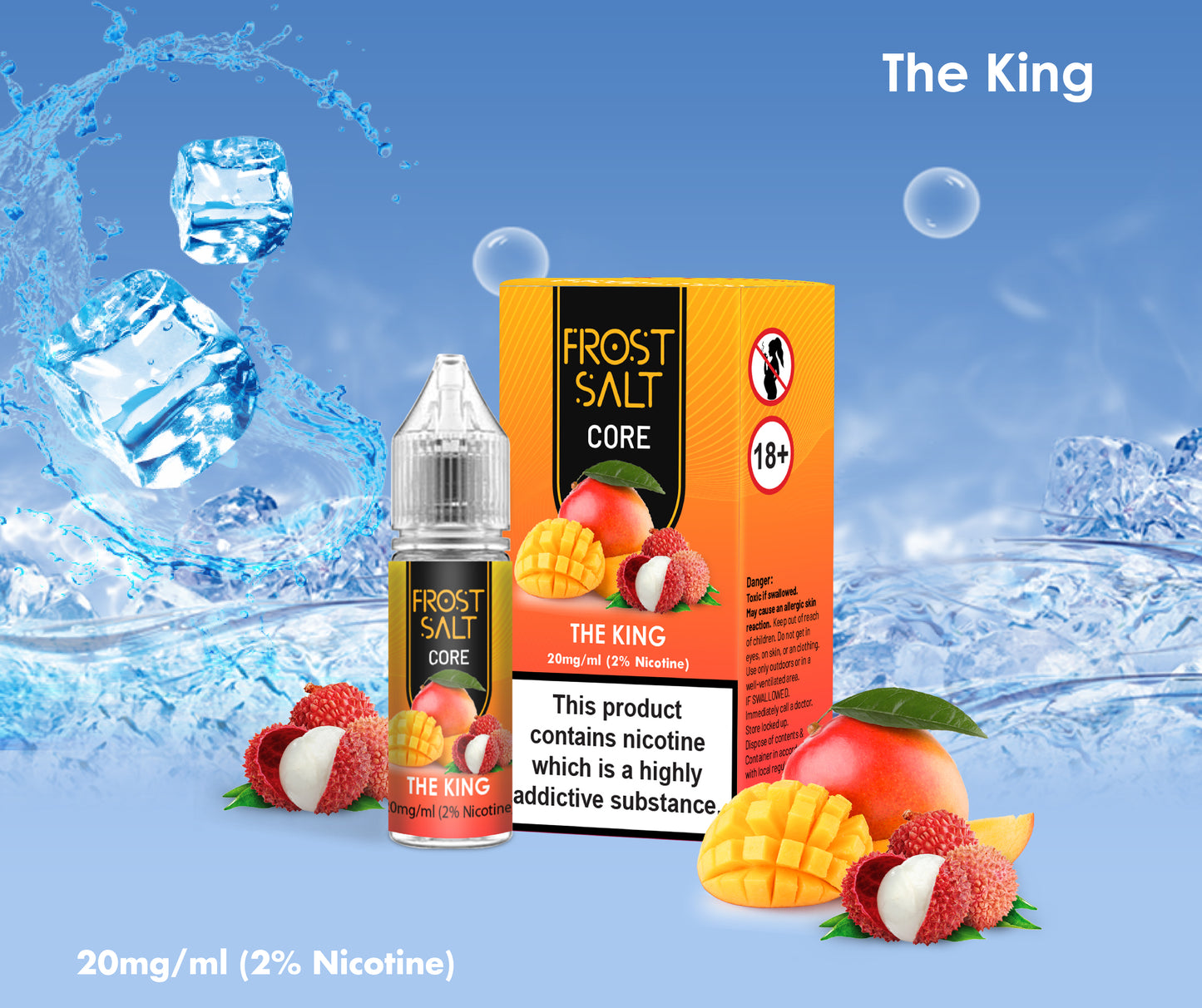 Frost Salt النكهة الملكية ليتشي مانجو