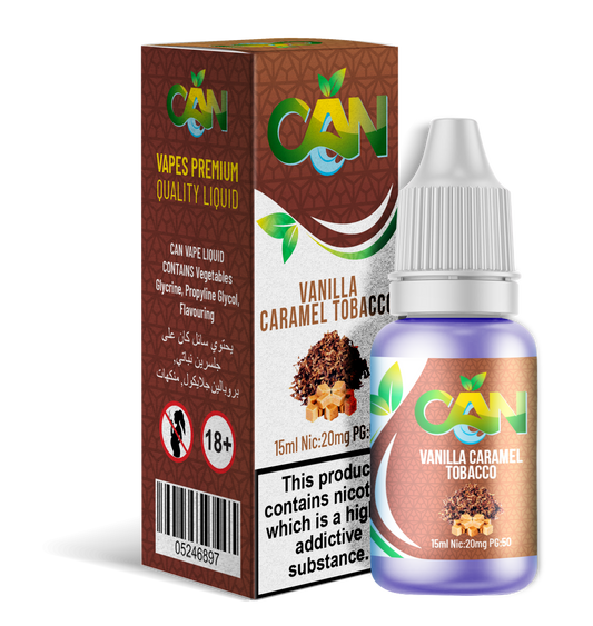 Can Vaniilla Caramel Tobbaco