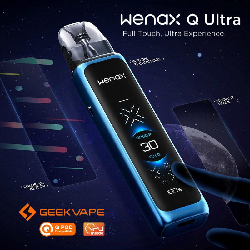 Wenax Q Ultra Blue Vape Wenax Q Ultra Blue Vape