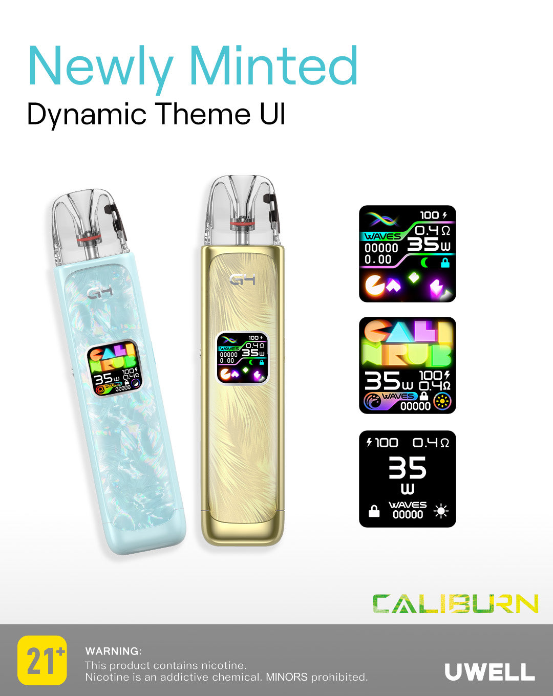 UWELL Caliburn G4 Blue Vape UWELL Caliburn G4 Blue Vape