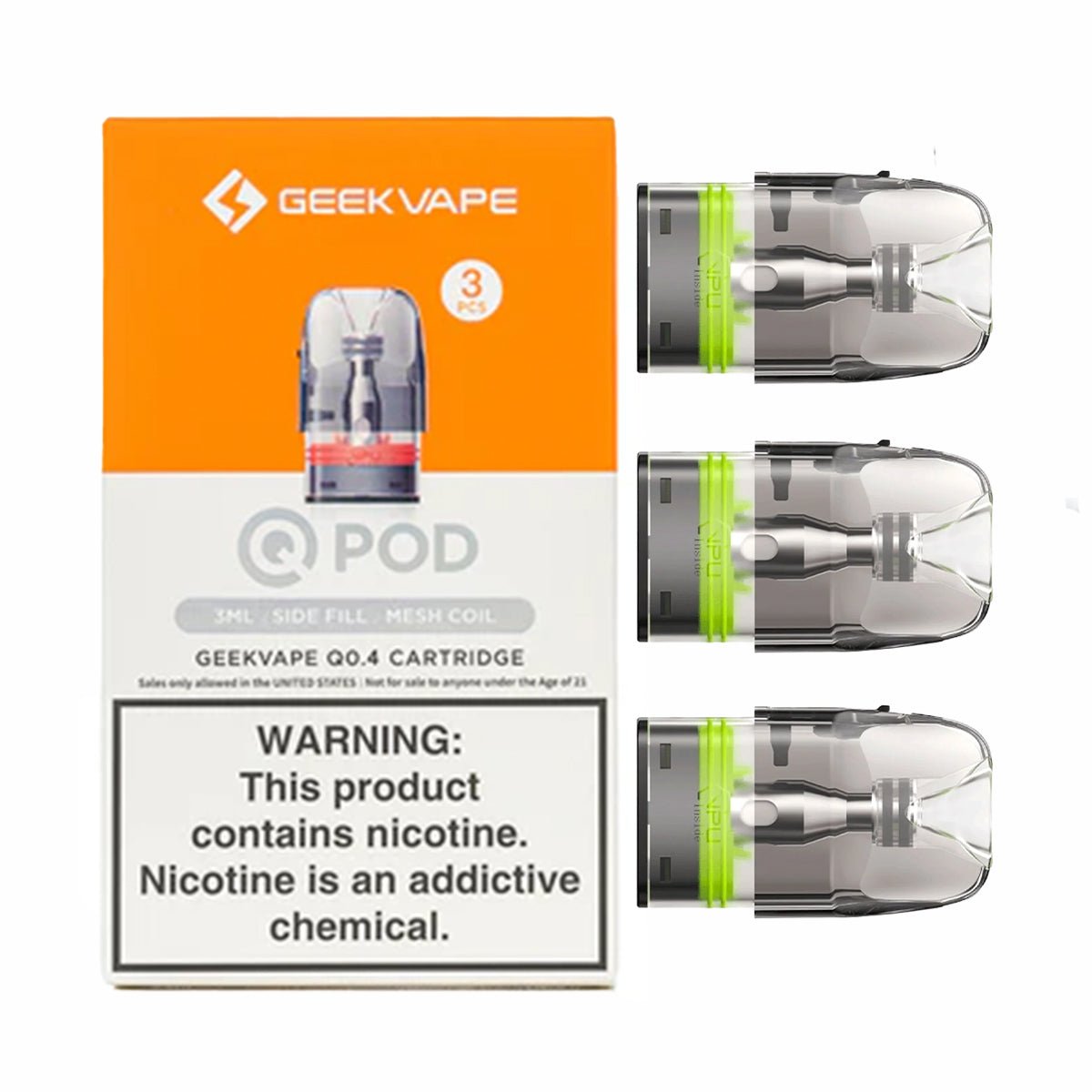 Geekvape Q Pod - Original Q Pod Blue Vape Geekvape Q Pod - Original Q Pod Blue Vape