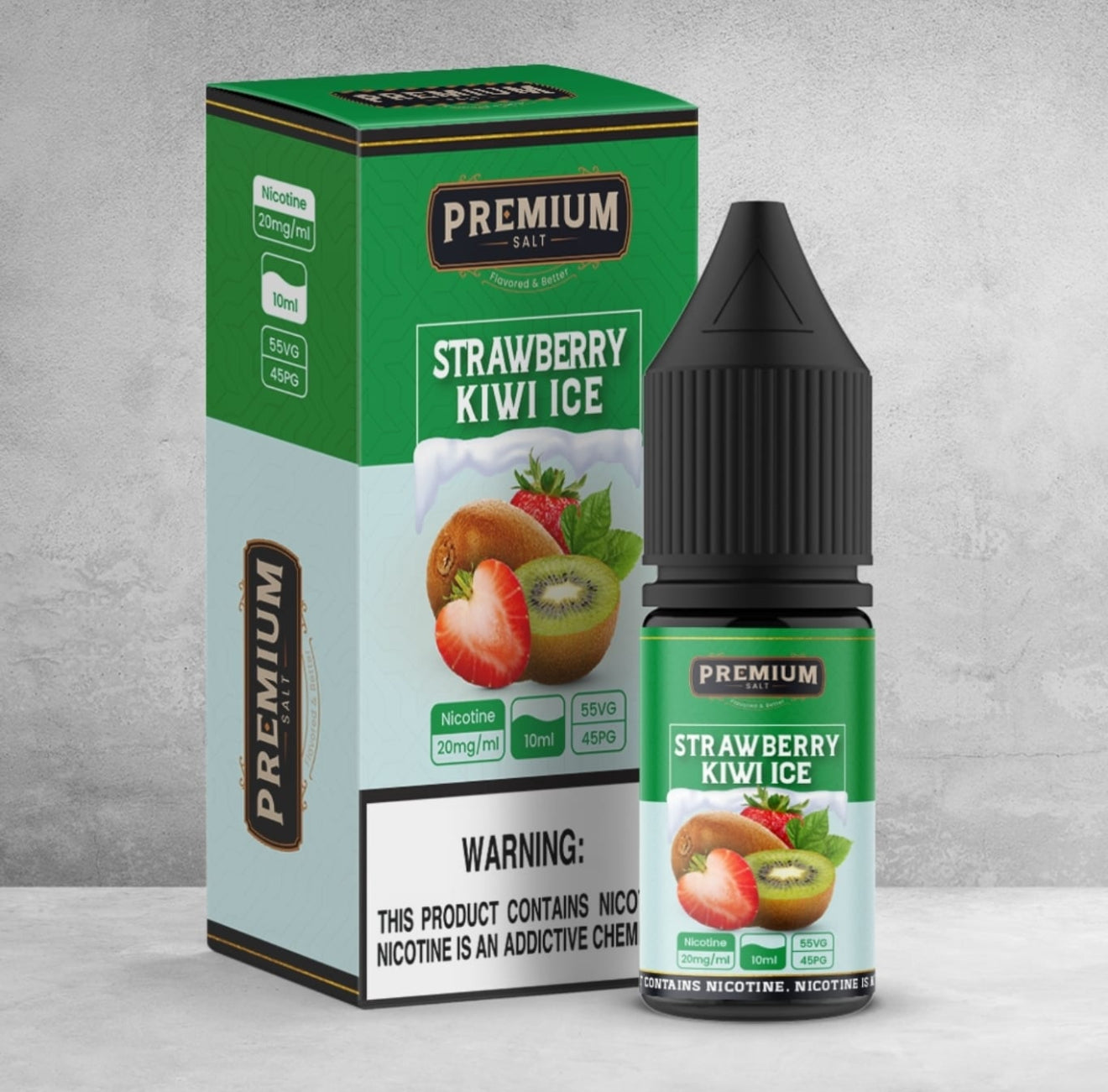 Premium Salt Strawberry Kiwi Ice 10 ML