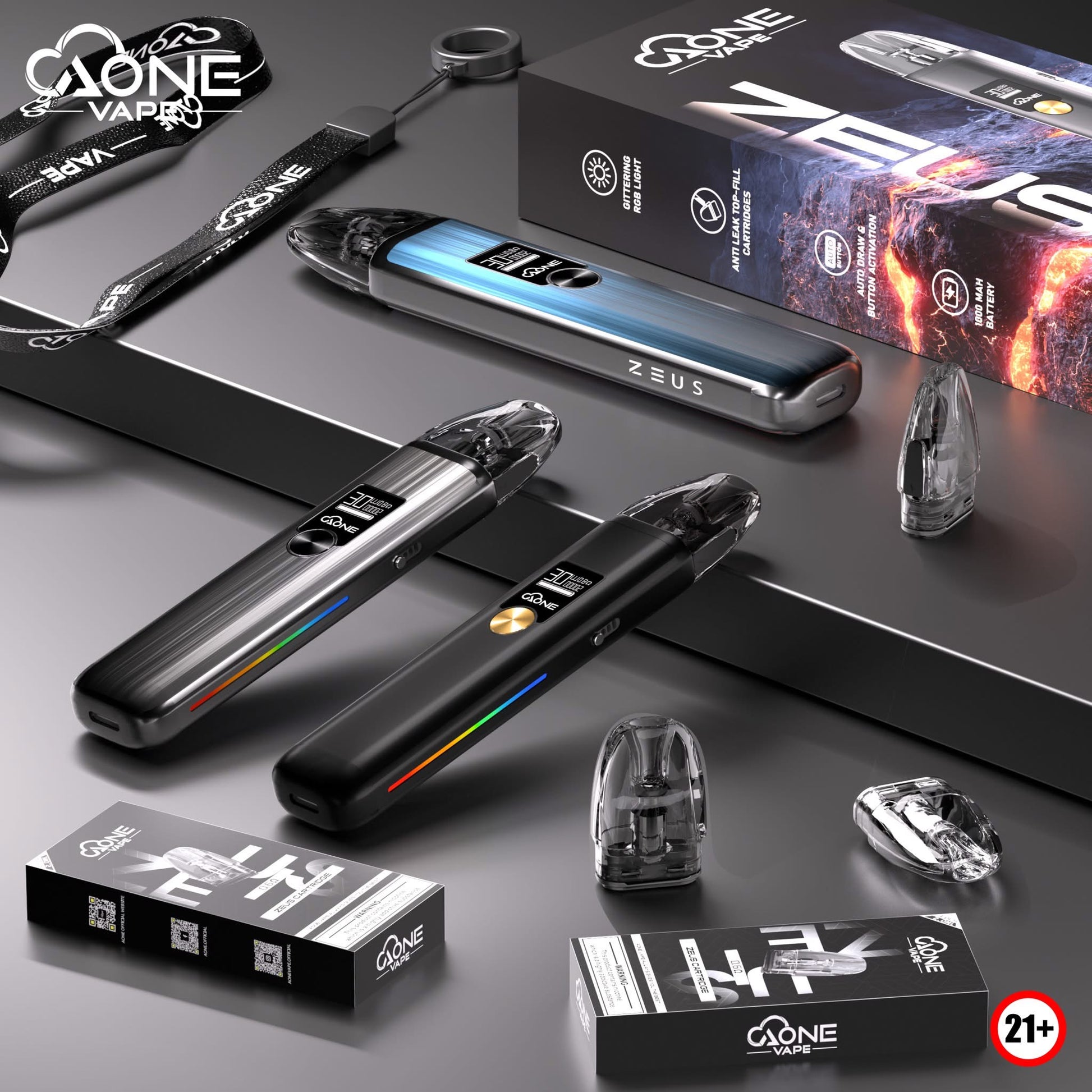 Aone Zeus Professional Vape Device Blue Vape Aone Zeus Professional Vape Device Blue Vape